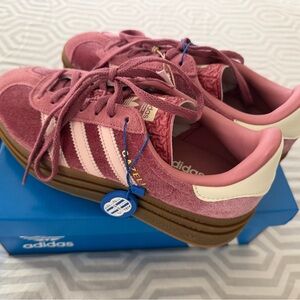 Adidas Gazelle Bold Pink Sneakers